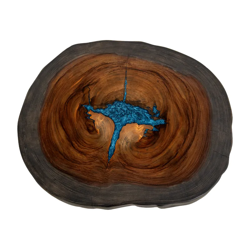Parota Epoxy Cocktail Table