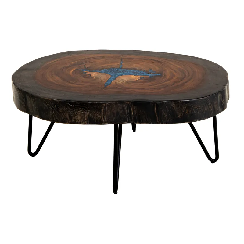 Parota Epoxy Cocktail Table