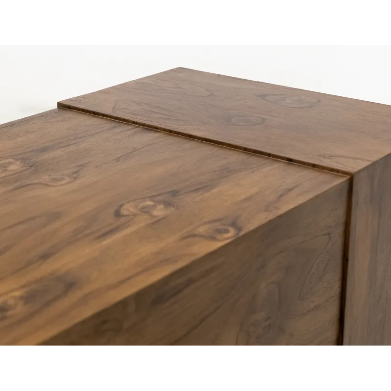 Natural Teca Console for Fire Place