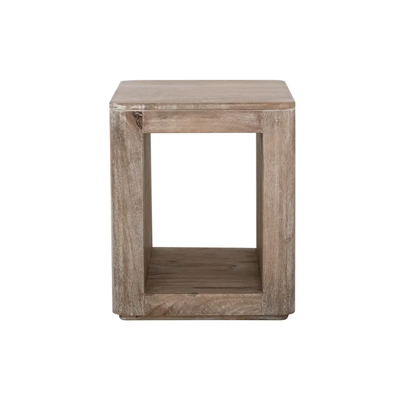 White Balam Chairside Table