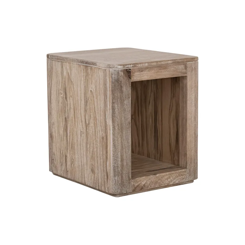 White Balam Chairside Table