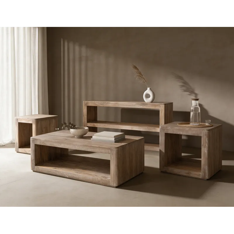White Balam Cocktail Table