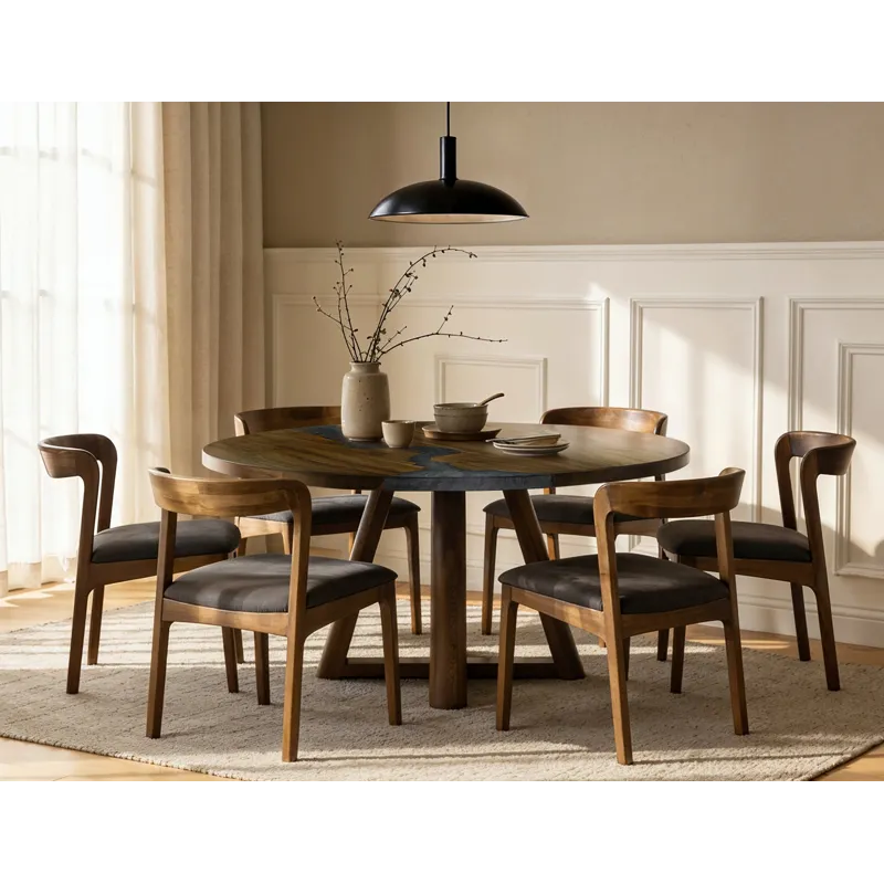 Silver Round Table