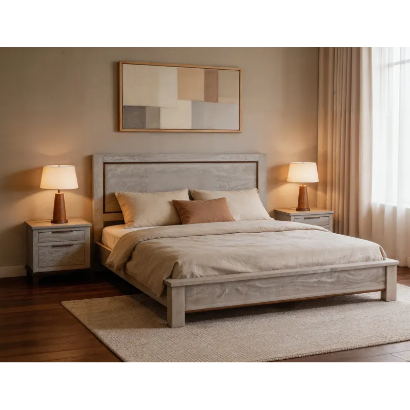 Golden Loft Nightstand