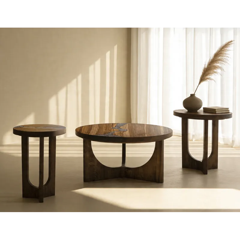 Silver Cocktail Table