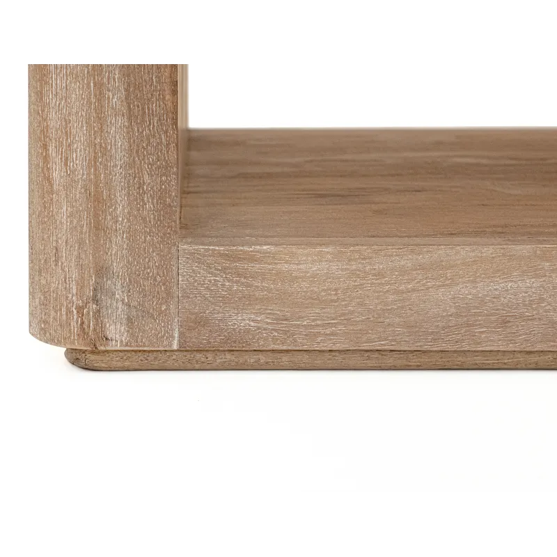 White Balam End Table