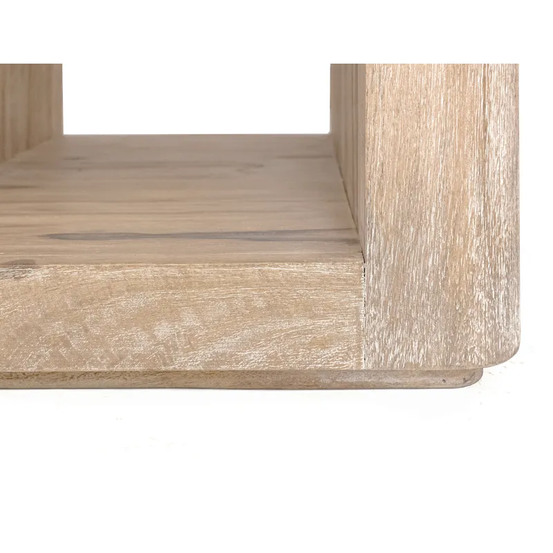 White Balam Chairside Table