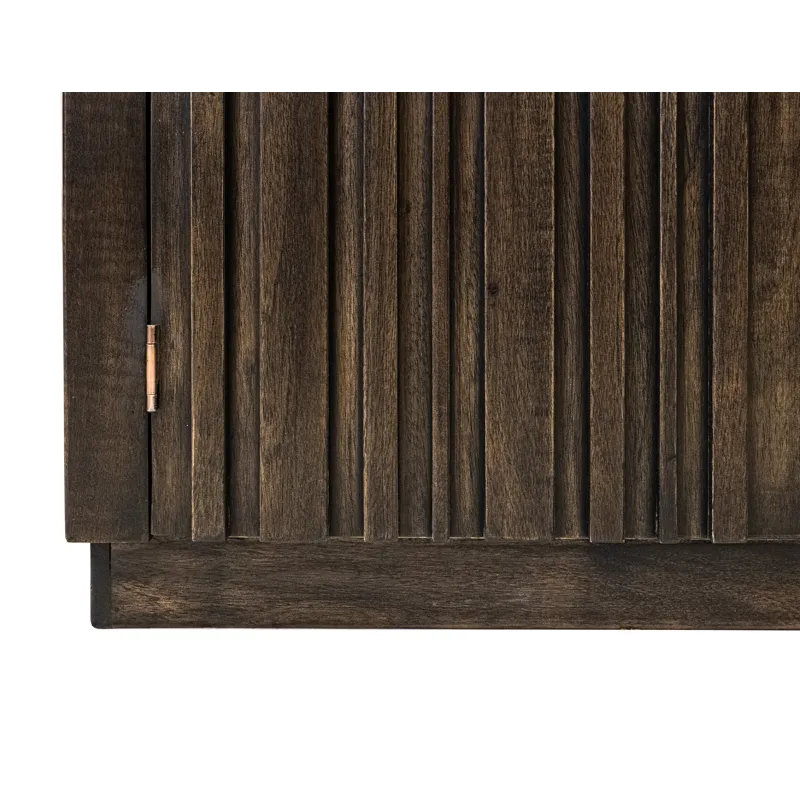 Dark Mezquite TV Stand for Fire Place