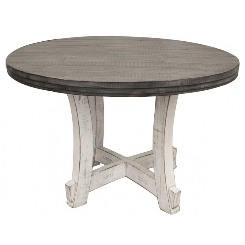 Round Table Top W Stone Finish Base Ivory By International Furniture Direct Nis787208770 The Mall Round Table Top W Stone Finish, Stone Round Table Top