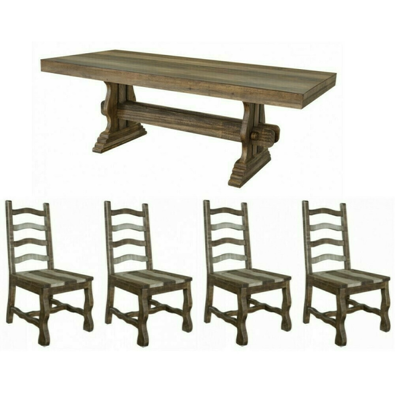Marquez 5 PC Dining Set IFD435TABLE+436CHAIRx4 by International