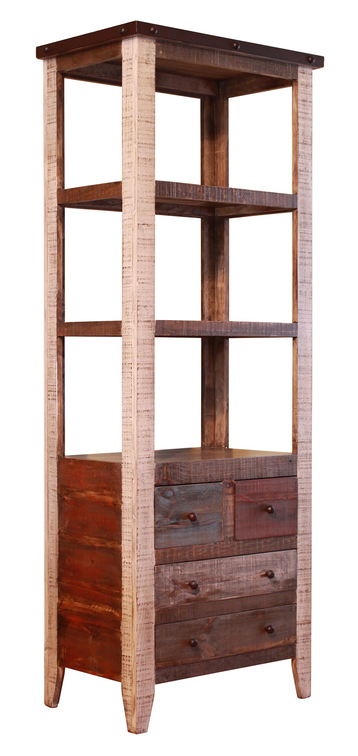 Antique Multicolor Entertainment Center IFD964WALL by International