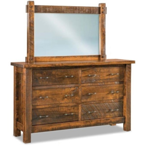 Houston 6 Drawer Dresser w/Mirror