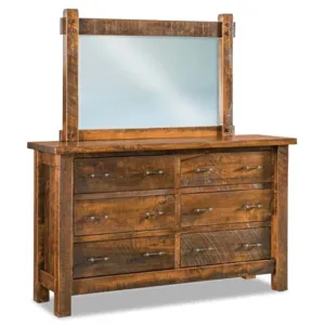 Houston 6 Drawer Dresser w/Mirror