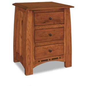 Boulder Creek 3 Drawer Nightstand