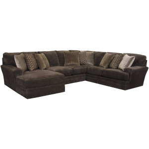Mammoth 3 PC Sectional - Chocolate