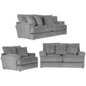 Lamar 3 PC Living Room Set - Shark