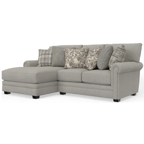 Livingston 2 PC Sectional Sofa Chaise - Linen