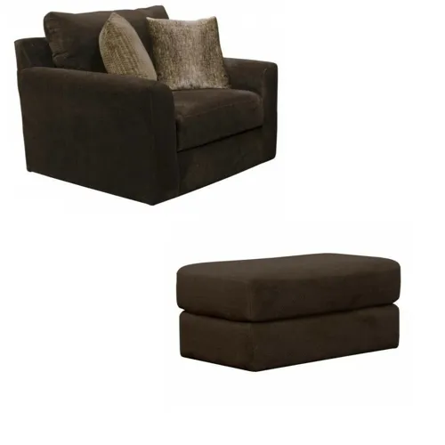 Midwood Chair with Ottoman