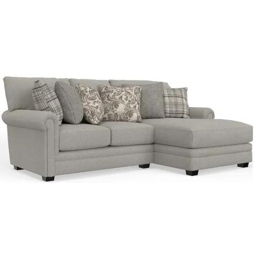 Livingston 2 PC Sectional Sofa Chaise - Linen