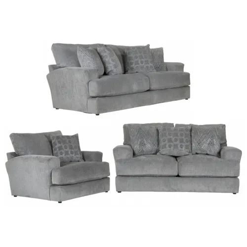 Lamar 3 PC Living Room Set - Shark