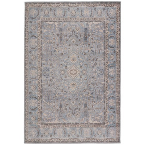 Kindred Kadin Medallion Blue/ Gray Area Rug