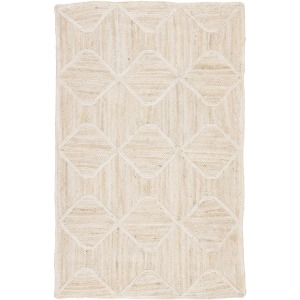 Naturals Tobago Sisal Bow Natural Trellis Ivory/ Beige Area Rug
