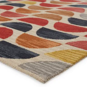 Amado Vibe by  Carson Handmade Geometric Multicolor Area Rug (10'X14')