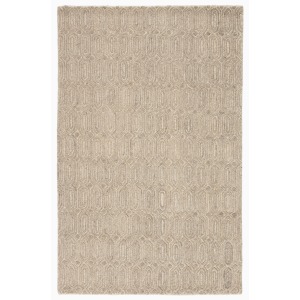 Asos Chaise Handmade Geometric Beige Area Rug