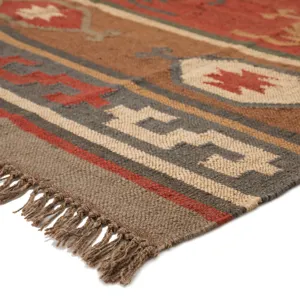 Bedouin Thebes Handmade Geometric Multicolor Runner Rug (2'6"X8')