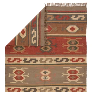 Bedouin Thebes Handmade Geometric Multicolor Runner Rug (2'6"X8')
