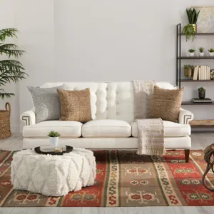 Bedouin Thebes Handmade Geometric Multicolor Runner Rug (2'6"X8')