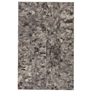 Borderland Catarina Handmade Animal Gray/ Black Area Rug (8'X10')