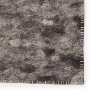 Borderland Catarina Handmade Animal Gray/ Black Area Rug (8'X10')