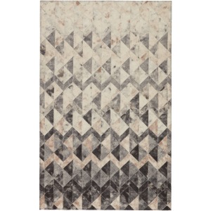 Borderland Carrizo Handmade Geometric Gray/ Cream Area Rug