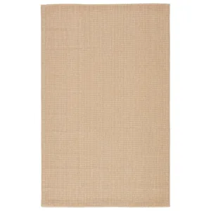 Bombay Mahana Natural Trellis Light Gray/ Beige Area Rug (10'X14')