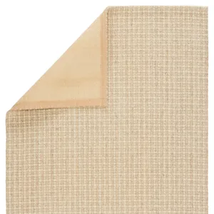 Bombay Tane Natural Solid Beige/ Ivory Area Rug (2'X3')
