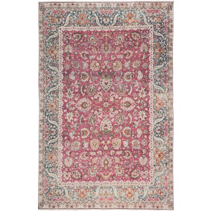 Boheme Parlour Oriental Multicolor/ Pink Area Rug