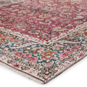 Boheme Parlour Oriental Multicolor/ Pink Area Rug (4'X6')