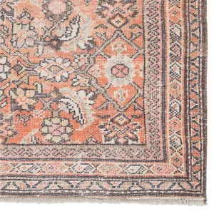 Boheme Thistle Oriental Orange/ Cream Area Rug (4'X6')