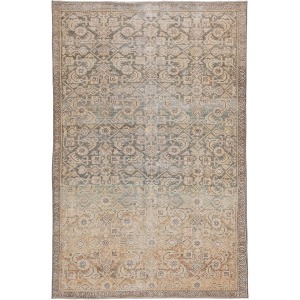 Boheme Atkins Trellis Gold/ Green Area Rug
