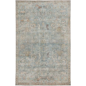 Boheme Stag Oriental Teal/ Gold Area Rug