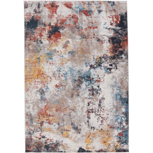Byzantine Vibe by  Bardane Abstract Multicolor Area Rug