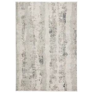 Cirque Jaspal Tribal Gray/ White Area Rug (8'10"X11'9")
