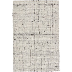 Cambridge Season Handmade Solid Gray/ Ivory Area Rug