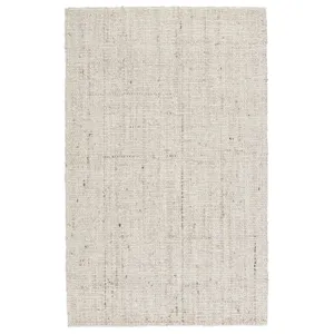 Cambridge Season Handmade Solid Cream/ Tan Area Rug (5'X8')