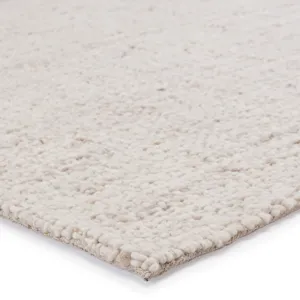 Cambridge Season Handmade Solid Cream/ Tan Area Rug (5'X8')