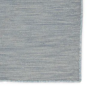 Carmel Sunridge Indoor/ Outdoor Solid Light Blue Area Rug (2'X3')