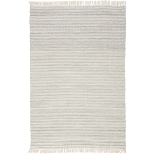 Castillo Torre Indoor/ Outdoor Solid Light Gray/ Cream Area Rug