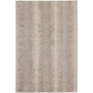 Catalyst Axis Animal Light Gray/ Brown Area Rug