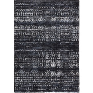 Dash Ardor Trellis Dark Blue/ Gray Area Rug